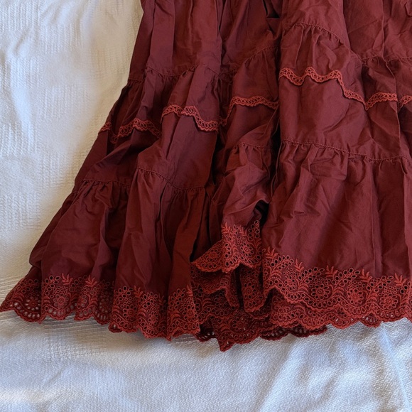Ulla Johnson Burgundy Maxi Dress - Picture 2 of 4